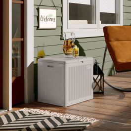 22 Gallon Small Deck Box - Light French Gray - Suncast® Corporation