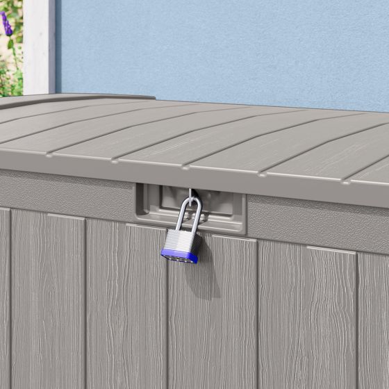 134 Gallon Extra Large Deck Box - Dove Gray - Suncast® Corporation