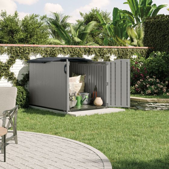 Glidetop® Horizontal Shed - Dove Gray - Suncast® Corporation