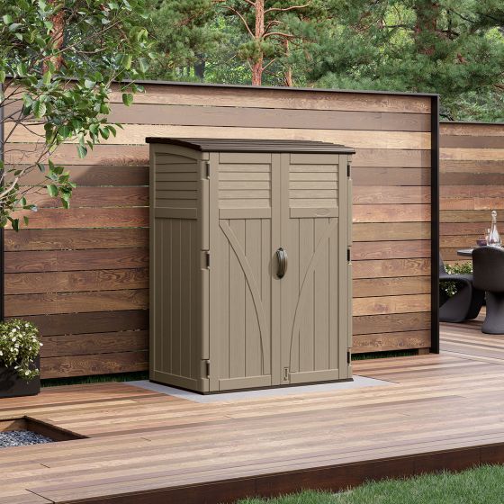 sanosano Vertical Shed - Sand - Suncast® Corporation