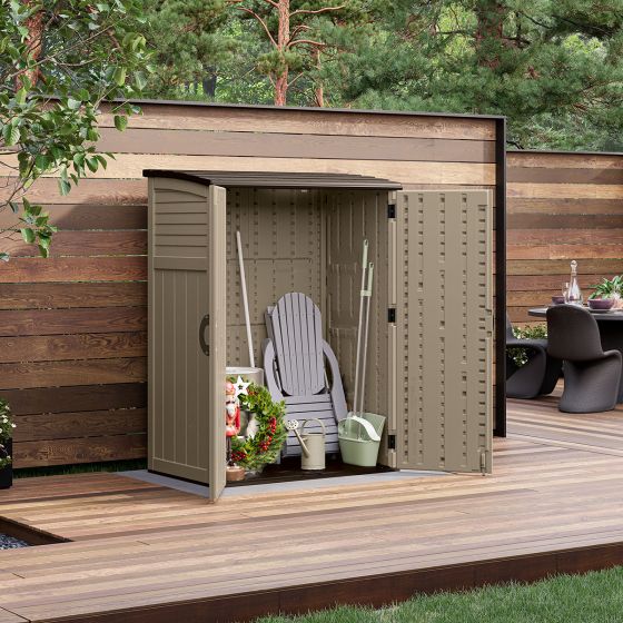 Vertical Shed - Sand - Suncast® Corporation