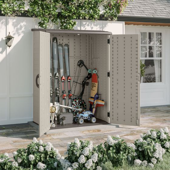 54 cu. ft. Covington® Large Vertical Shed - Suncast® Corporation