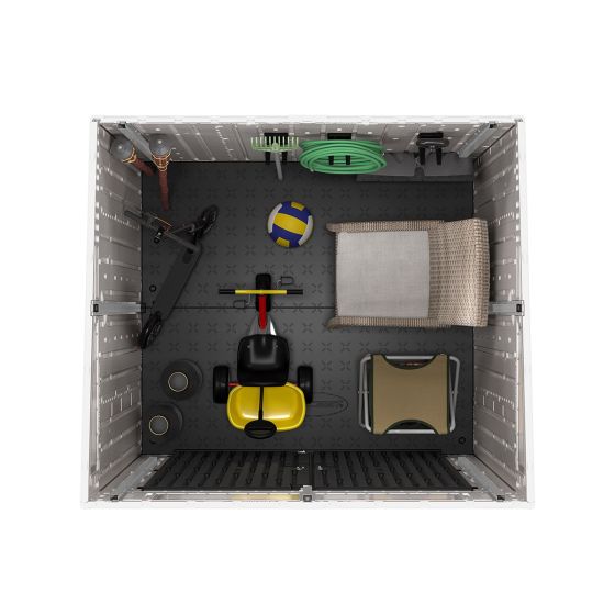 Modernist® 6 ft. x 5 ft. Storage Shed with Tool Hooks - Suncast