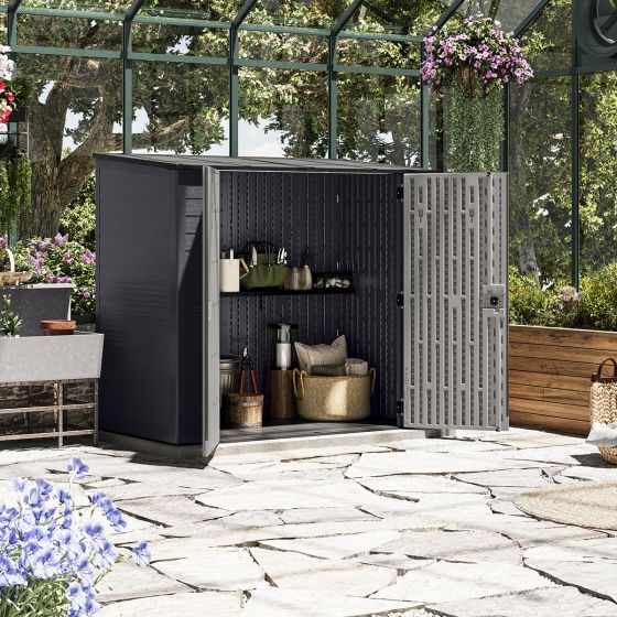 BMS7480 - 7 ft. x 4 ft. Modern Storage Shed - Suncast® Corporation