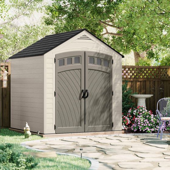 327 CU. FT. Vista™ 7 X 7 STORAGE SHED - Suncast® Corporation