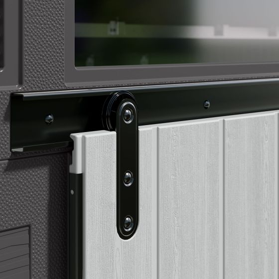 Modernist® 10 ft. x 7 ft. Sliding Door Storage Shed - Suncast