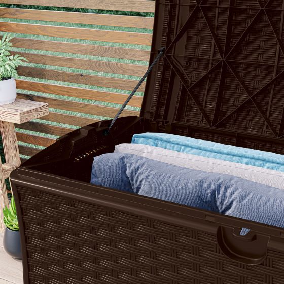 72 Gallon Medium Deck Box - Java - Suncast® Corporation