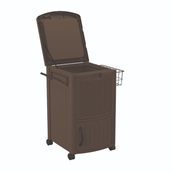 Resin Wicker Cooler with Cabinet - Suncast® Corporation