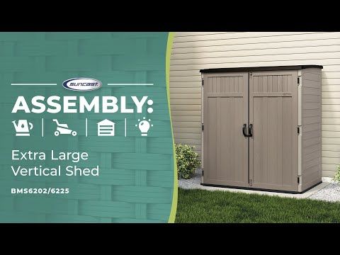 Extra Large Vertical Storage Shed - Suncast® Corporation