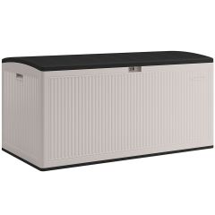 160 Gallon Extra Large Deck Box - Light French Gray