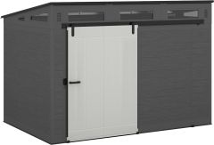 Modernist® 10 ft. x 7 ft. Barn Door Storage Shed