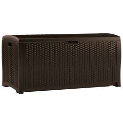 99 Gallon Resin Wicker Deck Box