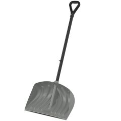 24" Combo Snow Shovel and Pusher - Graphite
