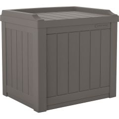 22 Gallon Small Deck Box with Storage Seat - Stoney