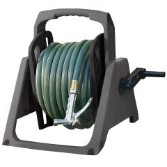 100 ft. Hose Handler® Portable Wall Mount Hose Reel - Peppercorn