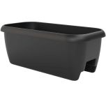 24 In. Rail Planter - Black