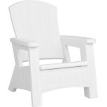 Adirondack Chair with Storage - White