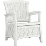 Suncast® Elements® Club Chair with Storage - White