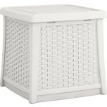 Suncast® Elements® End Table with Storage - Ice Cube