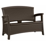 Suncast® Elements® Loveseat with Storage - Java