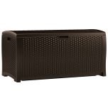 99 Gallon Resin Wicker Deck Box