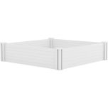 Raised Garden Bed Edging - White