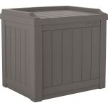 22 Gallon Small Deck Box with Storage Seat - Stoney