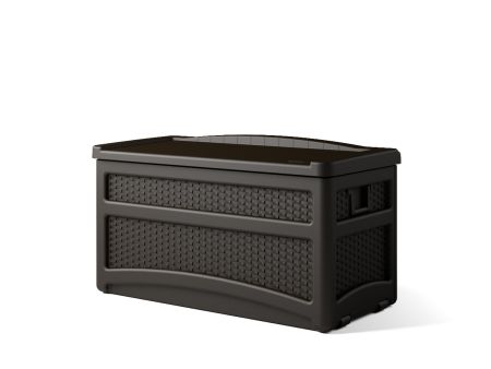 73 Gallon Medium Deck Box With Seat - Java - Suncast® Corporation