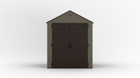 Everett® 6 ft. x 5 ft. Storage Shed - Dark Taupe - Suncast