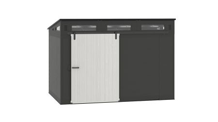 Modernist® 10 ft. x 7 ft. Sliding Door Storage Shed - Suncast